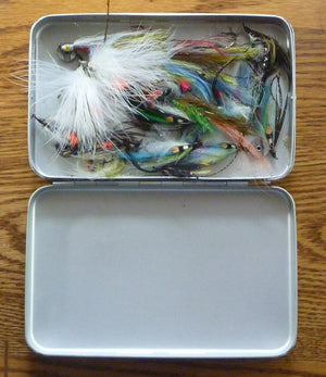 Orvis Salmon/Streamer Fly Box (magnets) with 26 flies 
