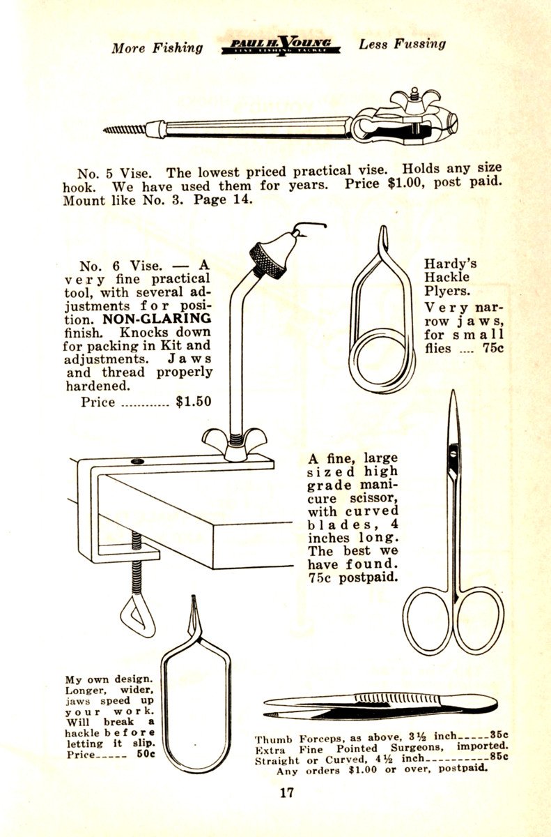Young, Paul H. -- Hazel Johnson Fly Tying Tools 
