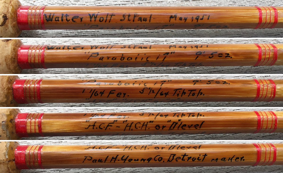 Young, Paul H. -- Para 17 Bamboo Rod 