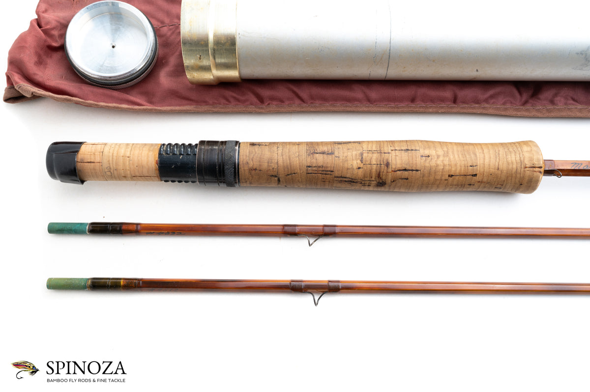 Paul Young Martha Marie Bamboo Fly Rod 7'6" 2/2 - handle grip and reel seat detail