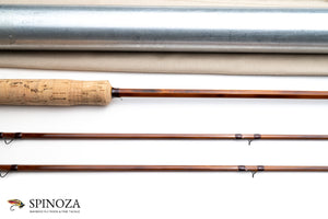Paul Young Martha Marie Bamboo Fly Rod 7'6" 2/2 #5 - maker signature and rod markings