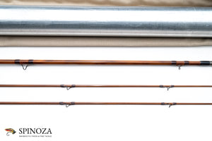 Paul Young Martha Marie Bamboo Fly Rod 7'6" 2/2 #5 - guides and thread wrapping