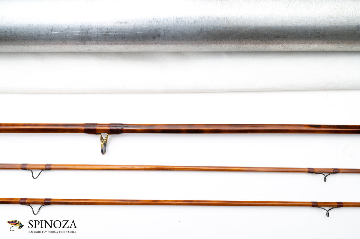 Paul Young Parabolic 15 Bamboo Fly Rod 8' 2/2 #5 - rod sections with wraps