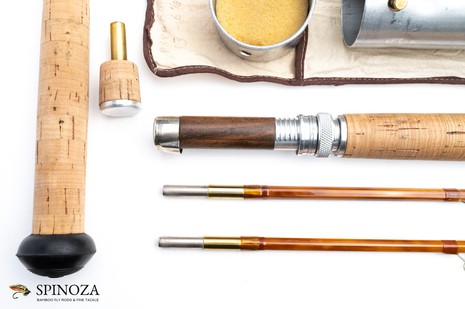 Paul Young Parabolic 18 Fly Rod 9'3" 2/2 #9 - handle grip and reel seat detail