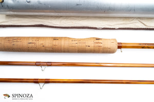 Paul Young Parabolic 18 Fly Rod 9'3" 2/2 #9 - rod sections with guides and wraps