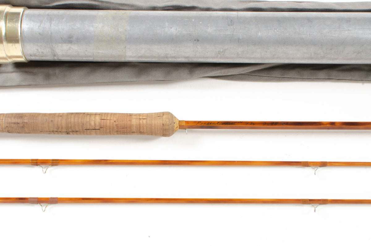 Paul Young Perfectionist Fly Rod 7'6" 2/2 #5 - maker signature and rod markings