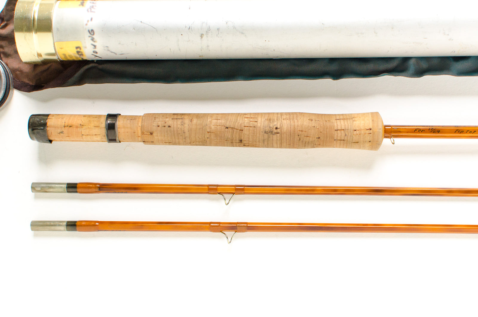 Paul Young Parabolic 17 Fly Rod 8'6" 2/2 5.47 oz - handle grip and reel seat detail