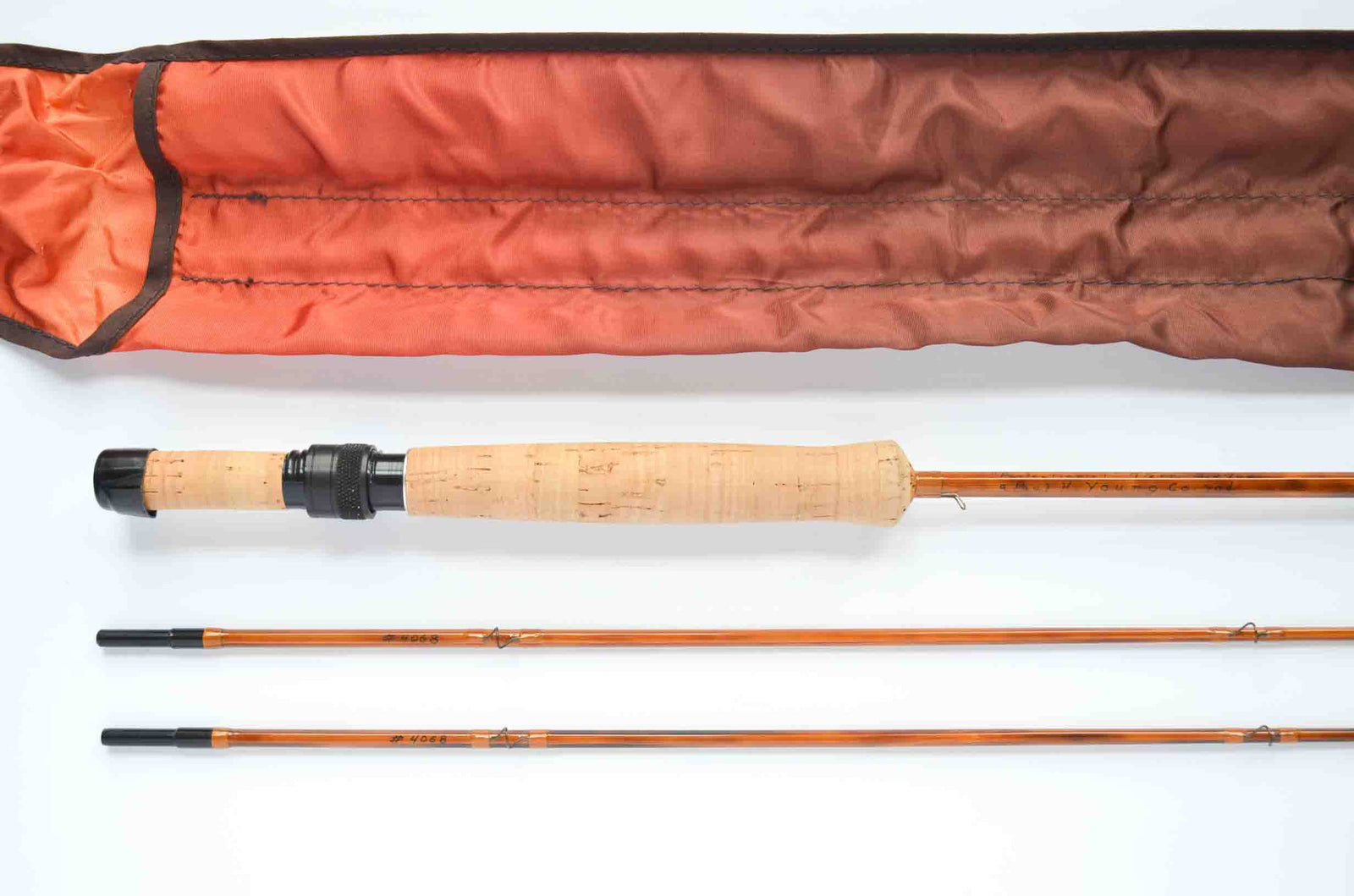 Paul Young Perfectionist Fly Rod 7'6" 2/2 #5 - handle grip and reel seat detail