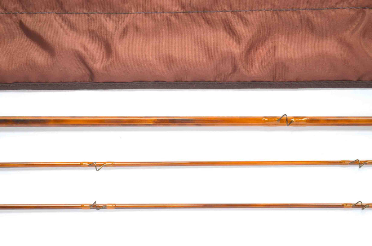 Paul Young Perfectionist Fly Rod 7'6" 2/2 #5 - rod sections with guides and wraps