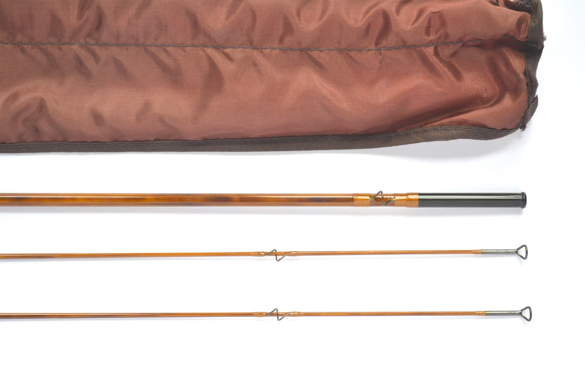 Paul Young Perfectionist Fly Rod 7'6" 2/2 #5 - rod sections with guides and wraps