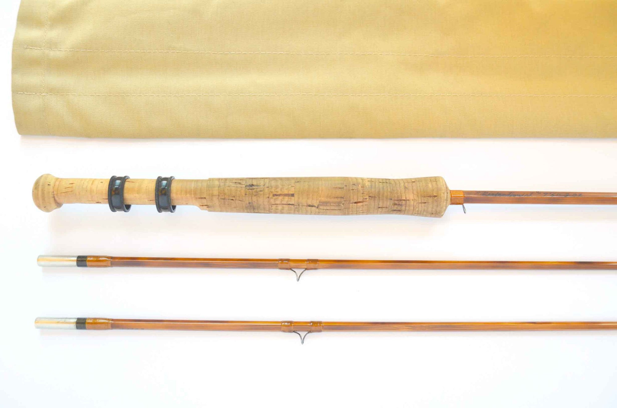 Paul Young Perfectionist Fly Rod 7'6" 2/2 #5 - handle grip and reel seat detail