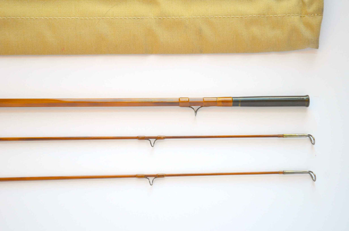 Paul Young Perfectionist Fly Rod 7'6" 2/2 #5 - rod sections with guides and wraps