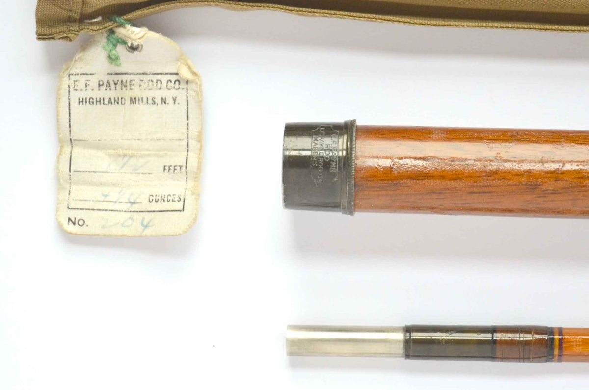 Payne 204 Fly Rod 8'6" 3/2 #5 - rod sections with guides and wraps