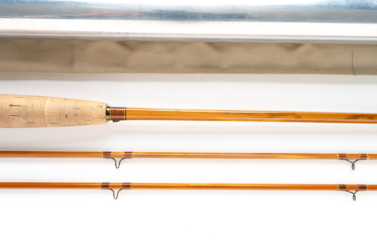 Payne 101 Fly Rod 7'6" 2/2 #5 - maker signature and rod markings