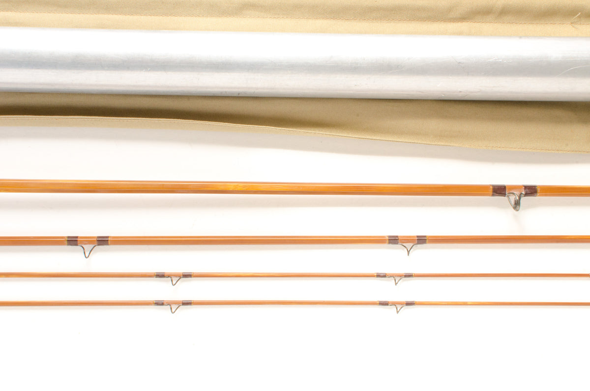 Payne 197 Fly Rod 7'6" 3/2 #5 - rod sections with guides and wraps