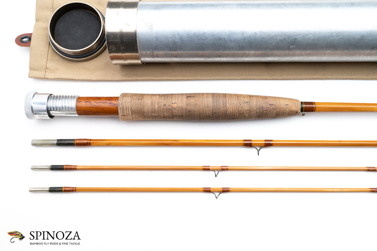 Payne Model 201 Bamboo Fly Rod 8' 3/2 #5 - handle grip and reel seat detail