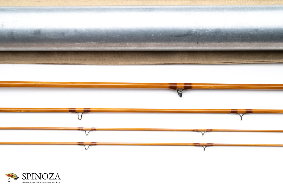 Payne Model 201 Bamboo Fly Rod 8' 3/2 #5 - rod sections with guides and wraps
