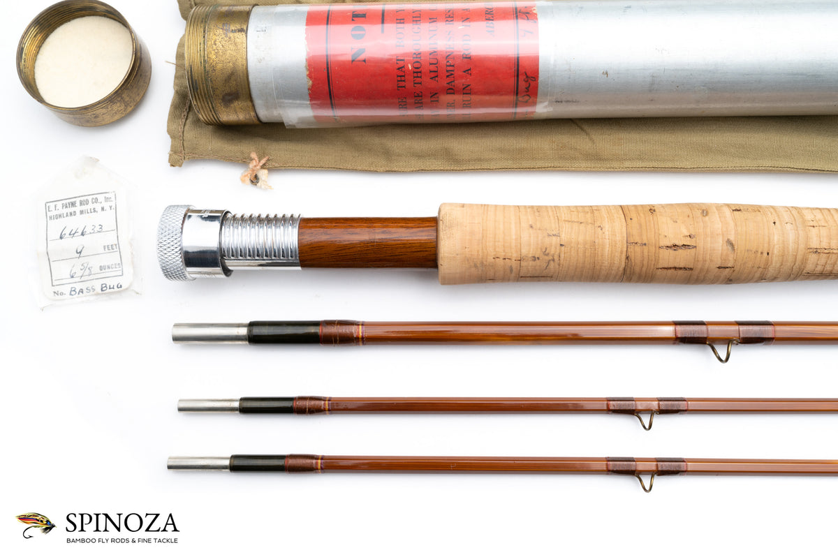 Payne Bass Bug Fly Rod 9' 3/2 #7/8 - handle grip and reel seat detail