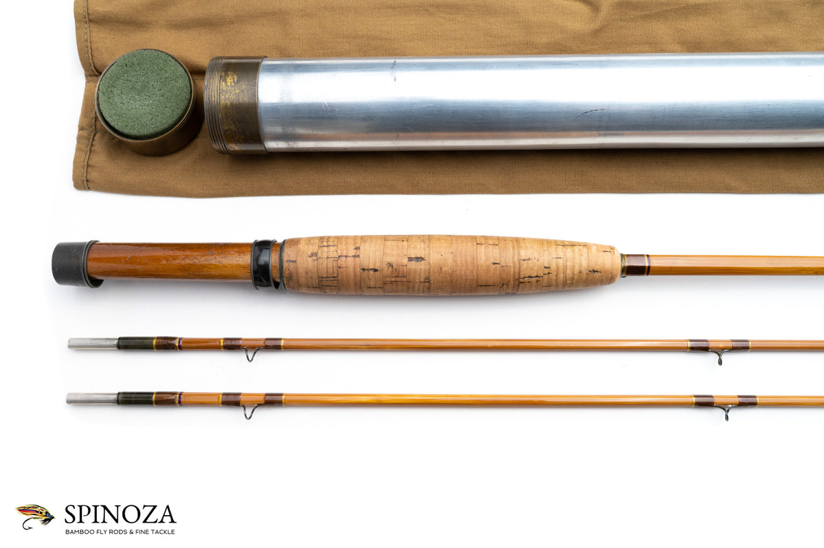 Payne Model 100 Bamboo Fly Rod 7'6" 2/2 #4 - handle grip and reel seat detail