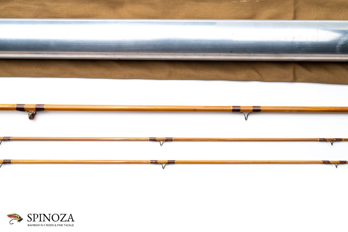 Payne Model 100 Bamboo Fly Rod 7'6" 2/2 #4 - rod sections with guides and wraps