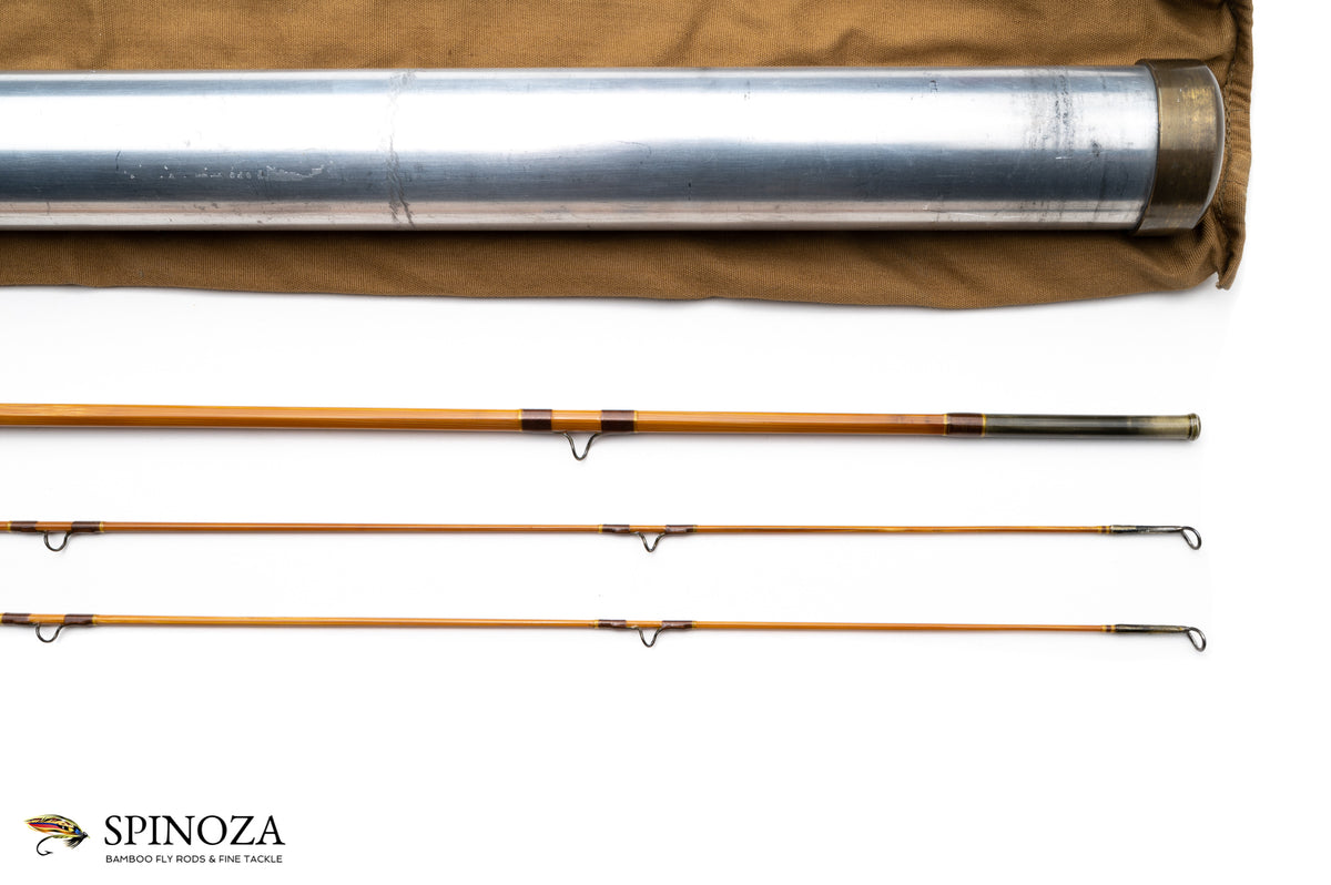 Payne Model 100 Bamboo Fly Rod 7'6" 2/2 #4 - ferrules and tip tops detail
