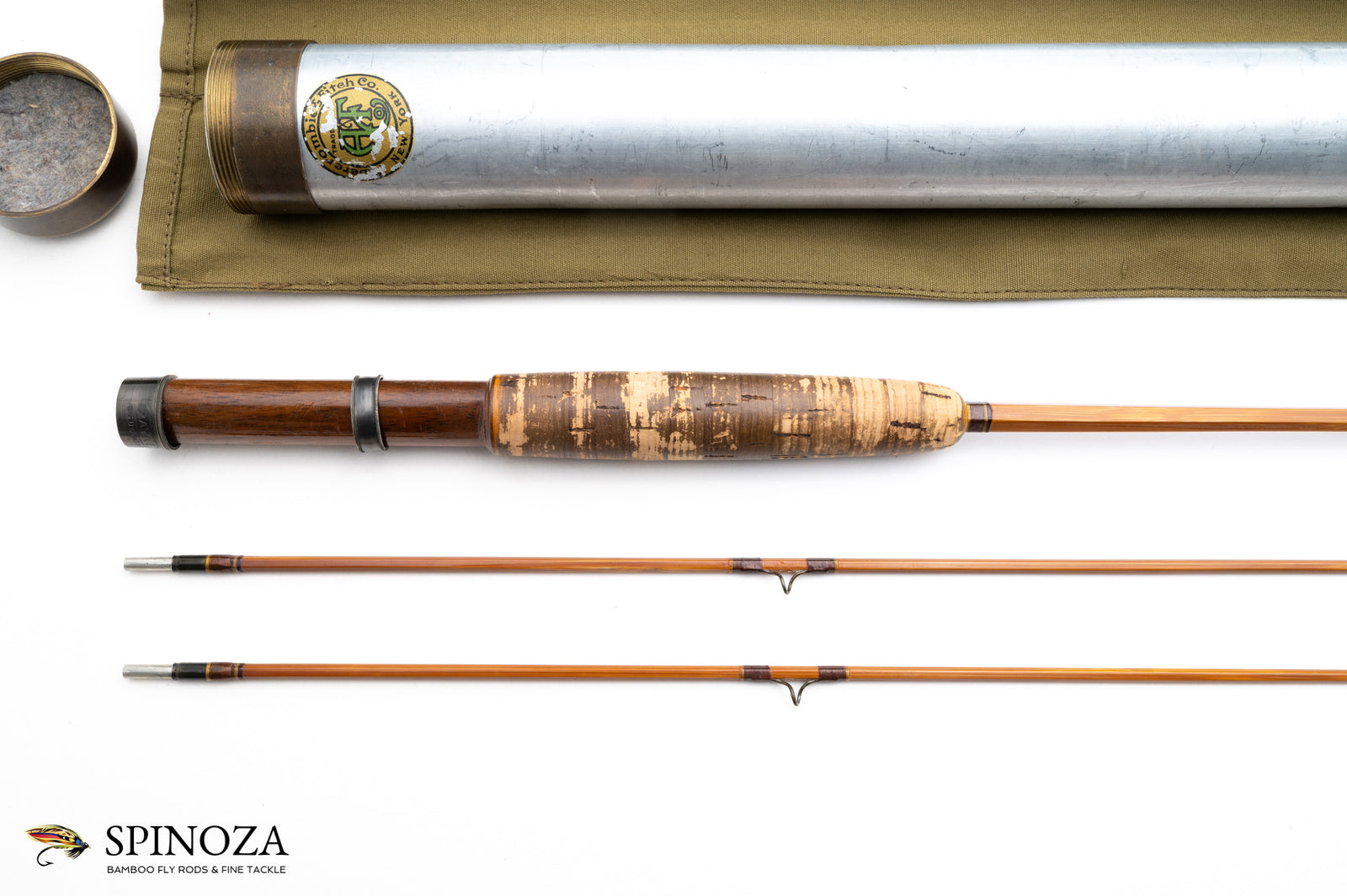 Payne 95 Model Fly Rod 6' 2/2 #2/3 - handle grip and reel seat detail