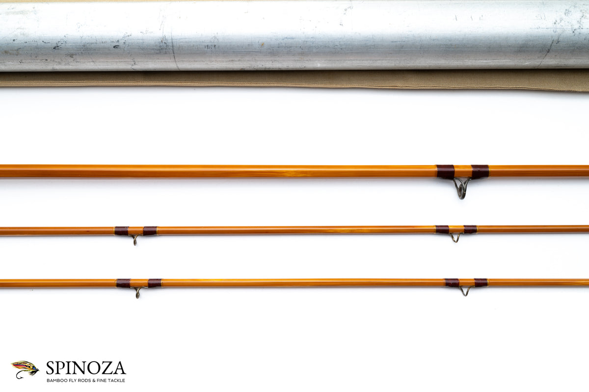 Payne Parabolic Bamboo Fly Rod 7'9" 2/2 #5 - rod sections with guides and wraps