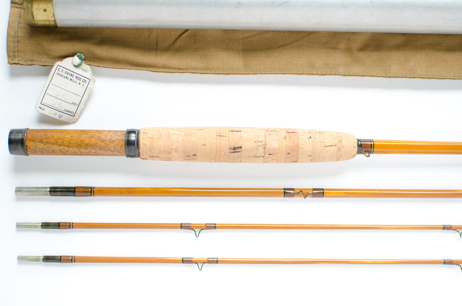 Payne 204 Fly Rod 8'6" 3/2 #5 - handle grip and reel seat detail