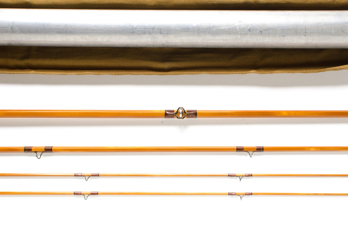 Payne 204 Fly Rod 8'6" 3/2 #5 - rod sections with guides and wraps