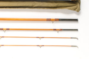 Payne 214 Fly Rod 9'6" 3/2 #6/7 - rod sections with guides and wraps
