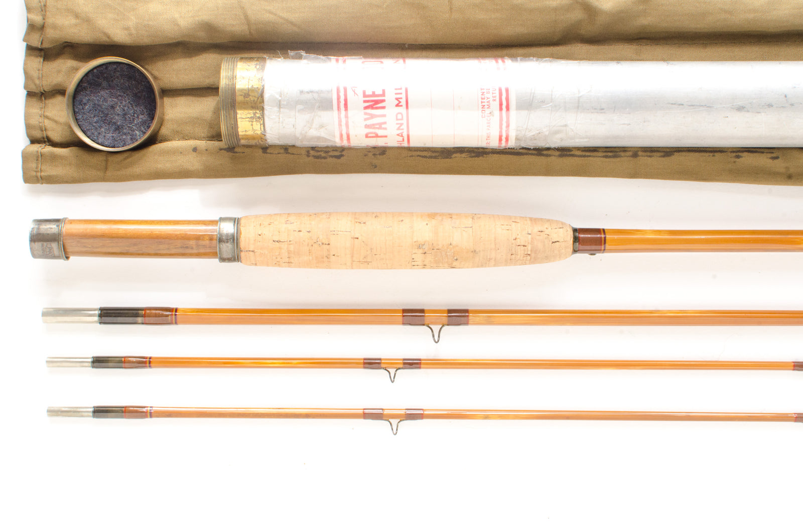 Payne Fly Rod 9' 3/2 #6 - handle grip and reel seat detail