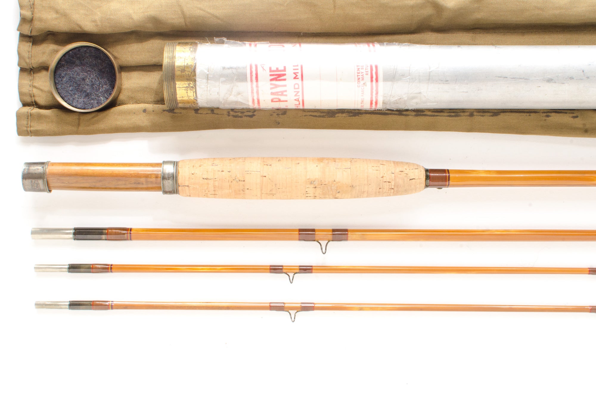 Payne Fly Rod 9' 3/2 #6 - handle grip and reel seat detail
