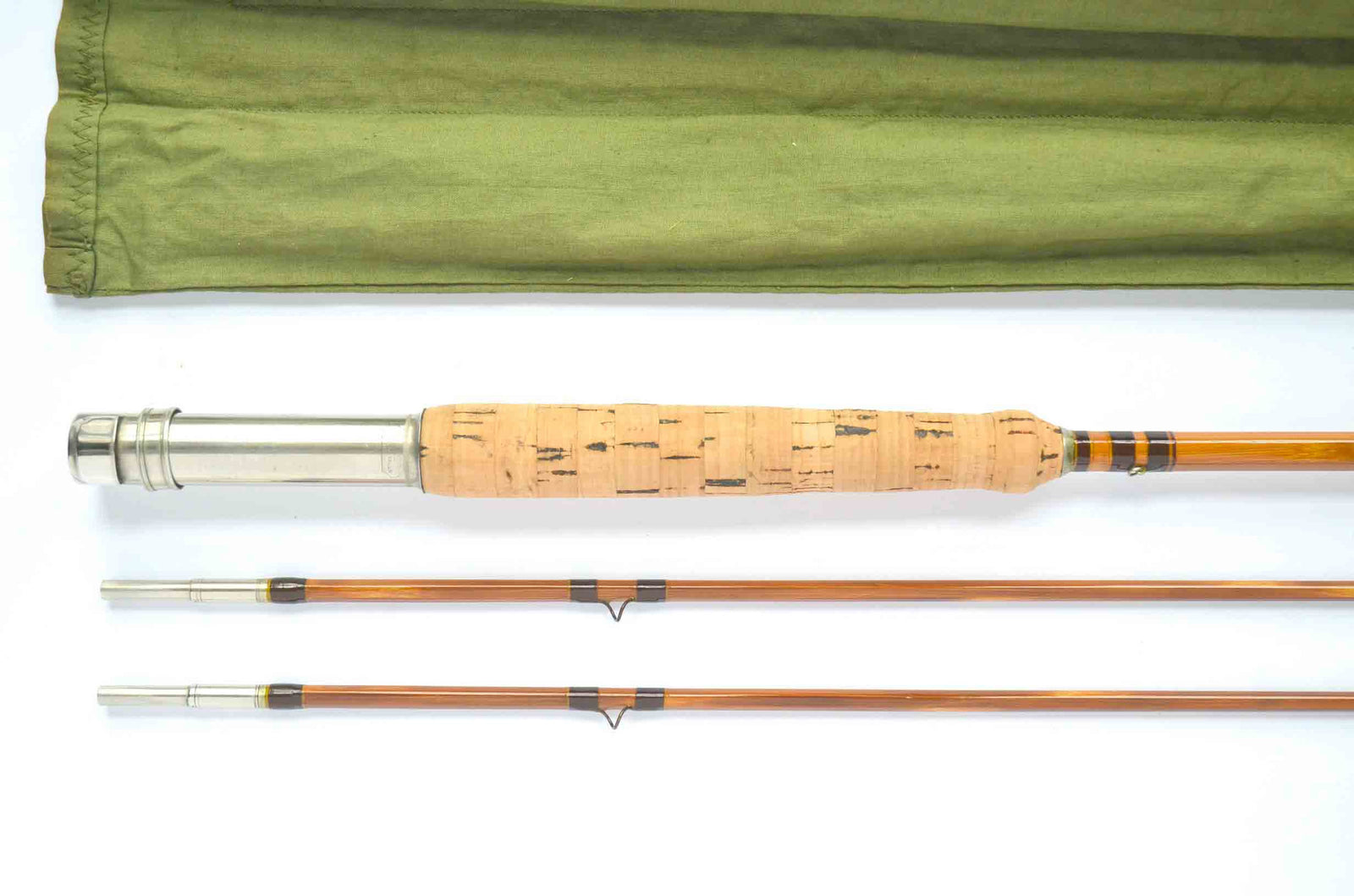 Payne Parabolic Fly Rod 7'10" 2/2 #4 - handle grip and reel seat detail