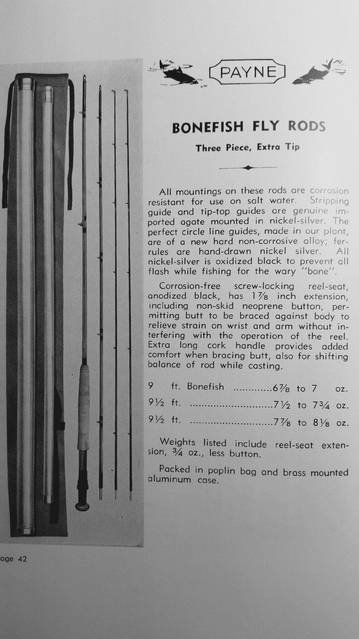 Payne Bonefish Bamboo Rod 9'