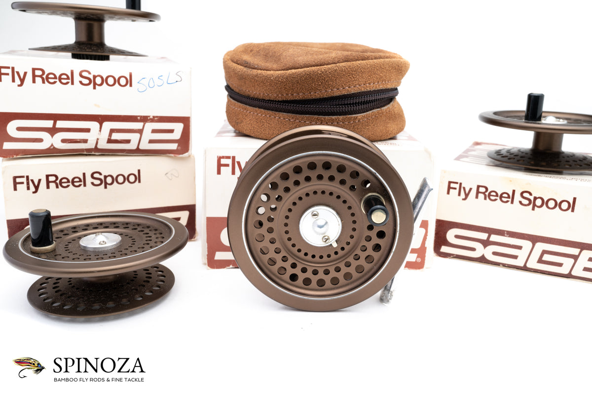 Sage 504 L Fly Reel with Three Extra Spools
