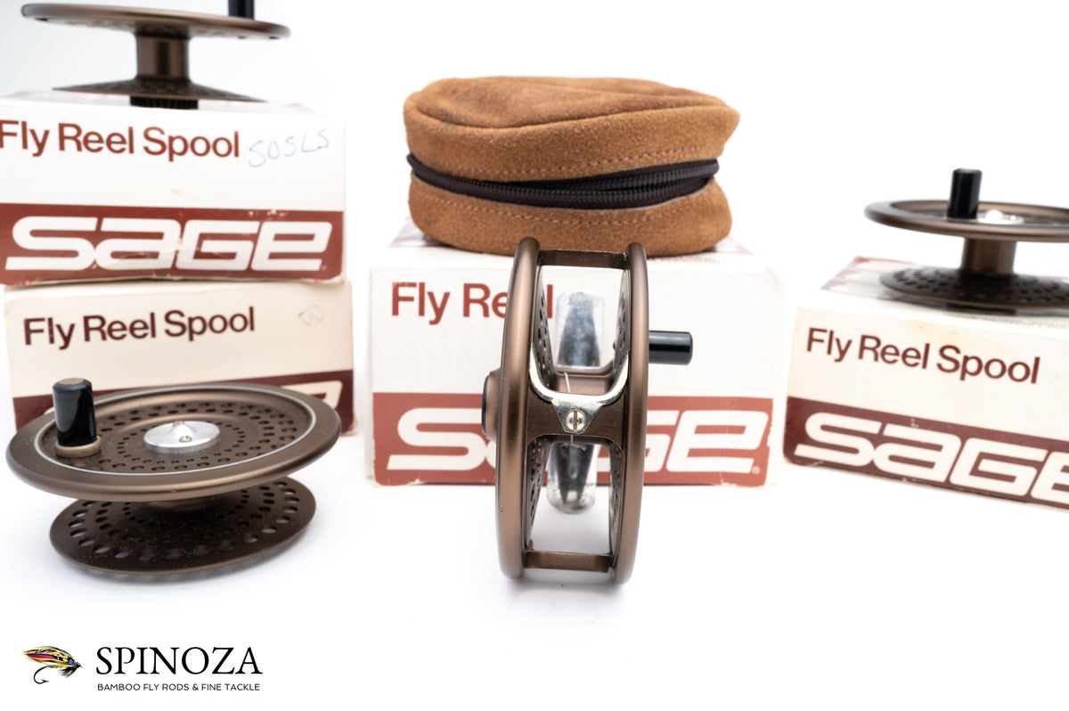 Sage 504 L Fly Reel with Three Extra Spools