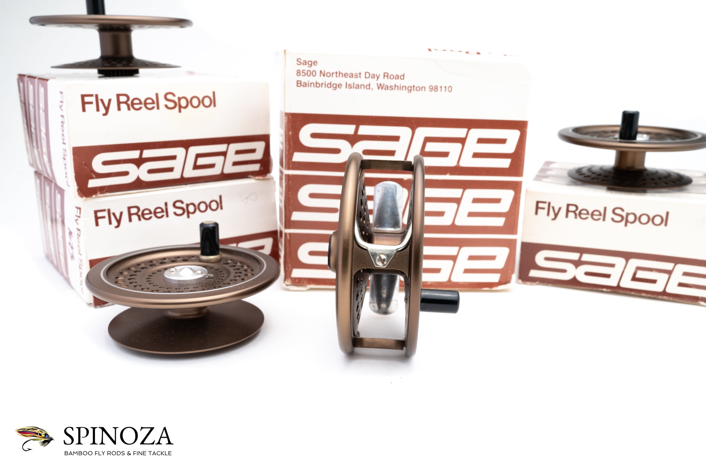 Sage 504 L Fly Reel with Three Extra Spools - Spinoza Rod Company