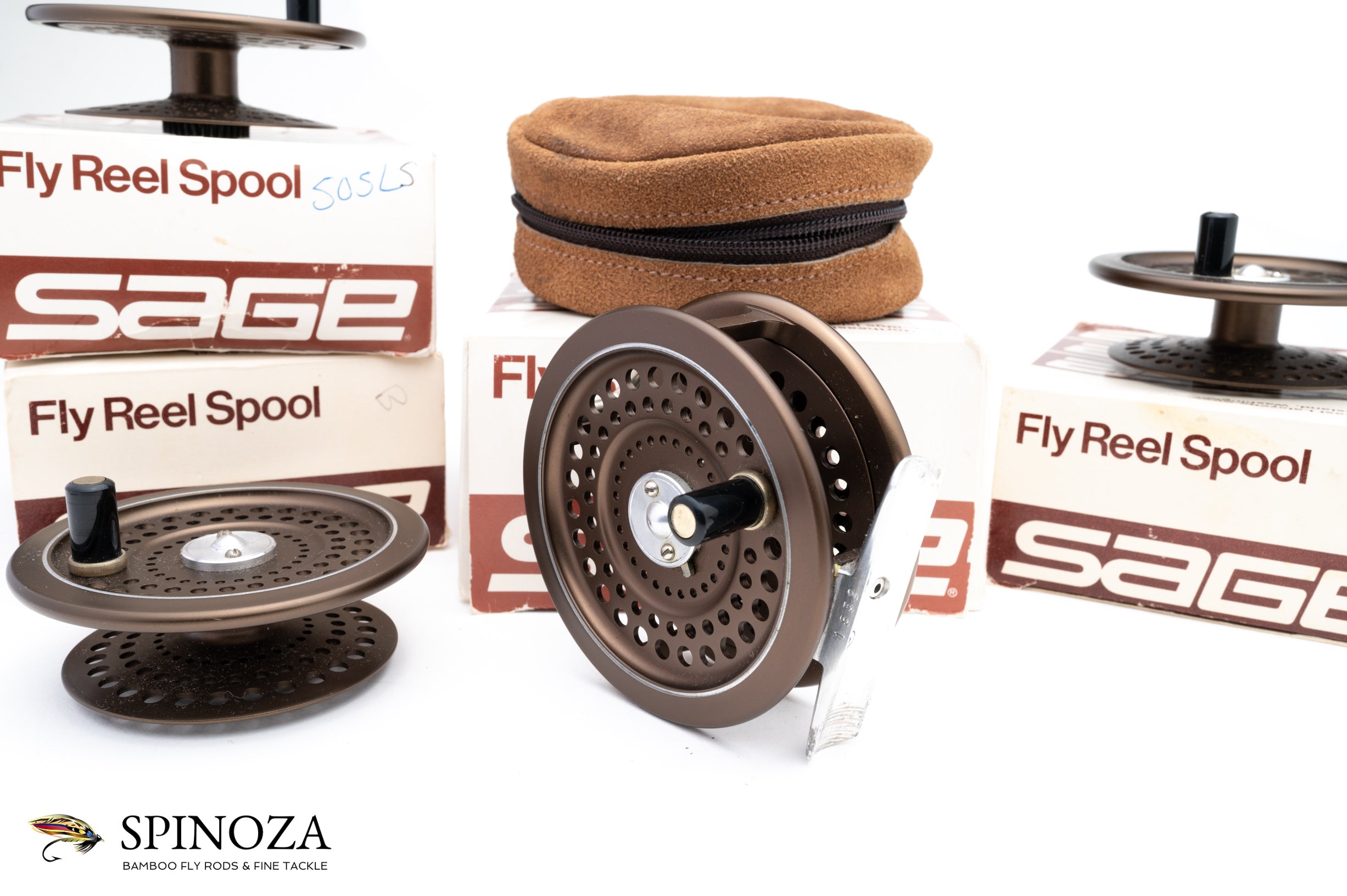Sage 504 L Fly Reel with Three Extra Spools - Spinoza Rod Company