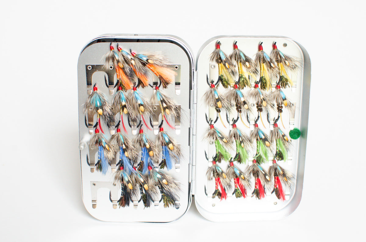 Wheatley Salmon Box with 60 Flies