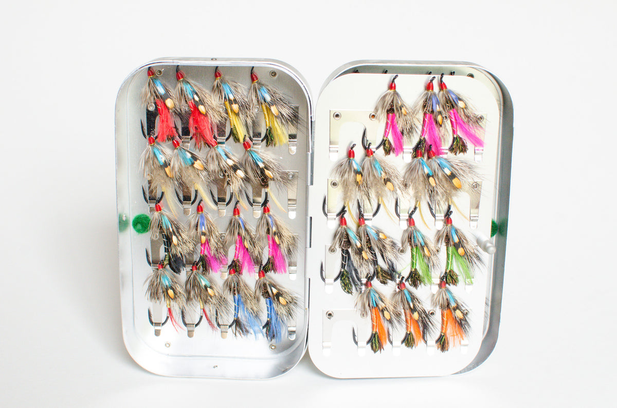 Wheatley Salmon Box with 60 Flies