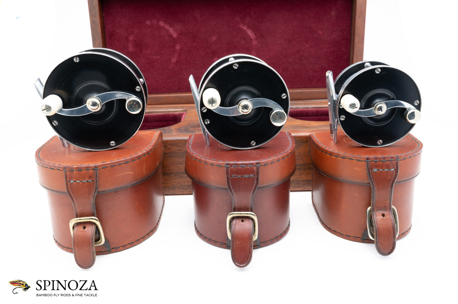 Joe Saracione Deluxe Wide Trout Reel Boxed Set