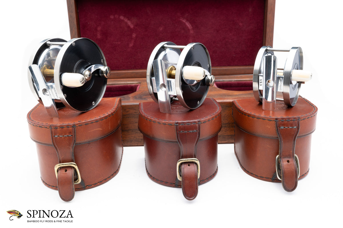 Joe Saracione Deluxe Wide Trout Reel Boxed Set