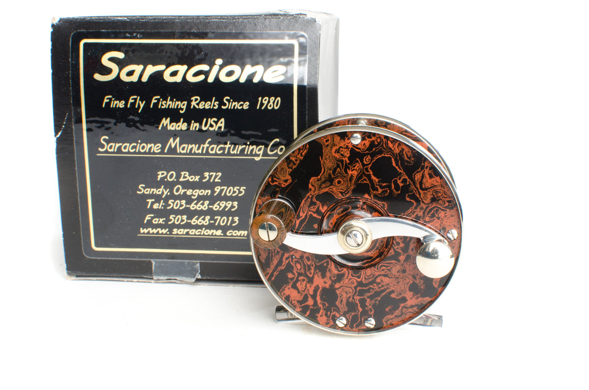 Saracione Deluxe II Trout Reel Marbleized