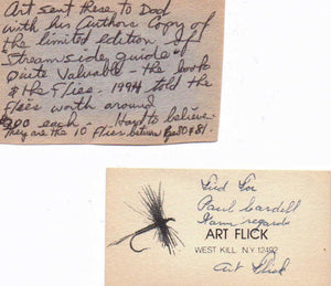 Art Flick Flies and Book 