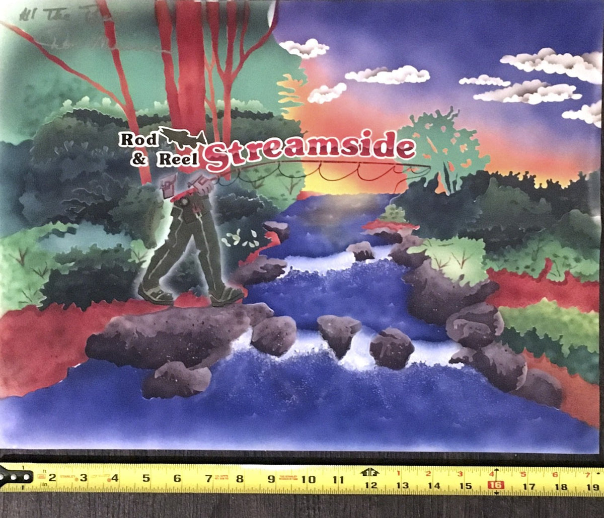 R.L. Winston Prototype Bamboo Rod 8'3" 2/1 #5 - ferrules and tip tops detail