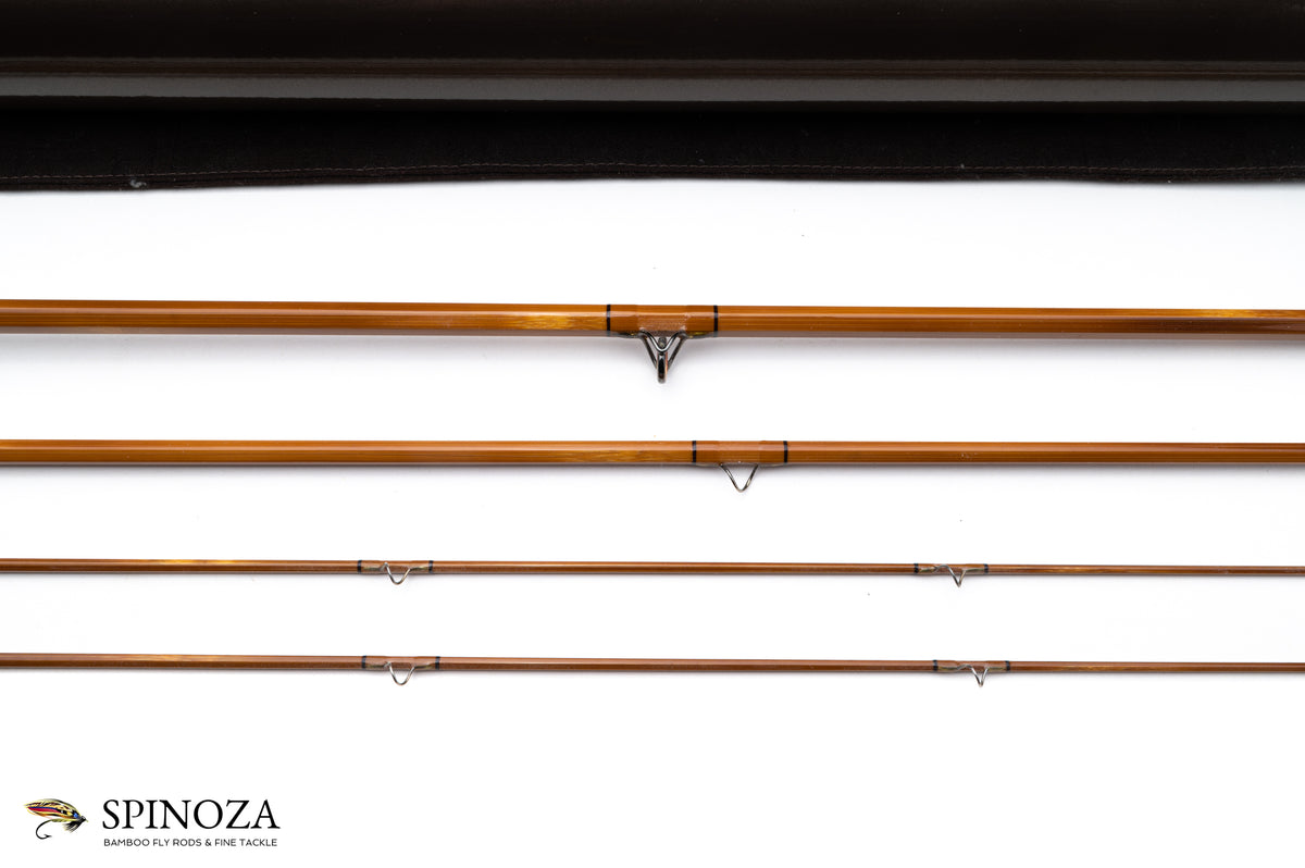 Scott SC774/3 Model Bamboo Fly Rod 7'7" 3/2 #4 - rod sections with guides and wraps
