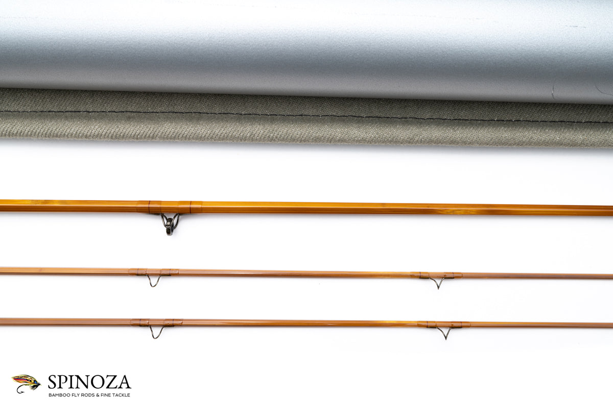 Scott / Bernard Ramanauskas Bamboo Fly Rod 7' 2/2 #4 - rod sections with wraps and hardware
