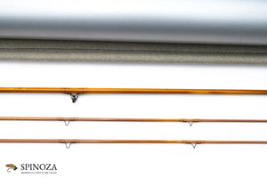 Scott / Bernard Ramanauskas Bamboo Fly Rod 7' 2/2 #4 - rod sections with wraps and hardware