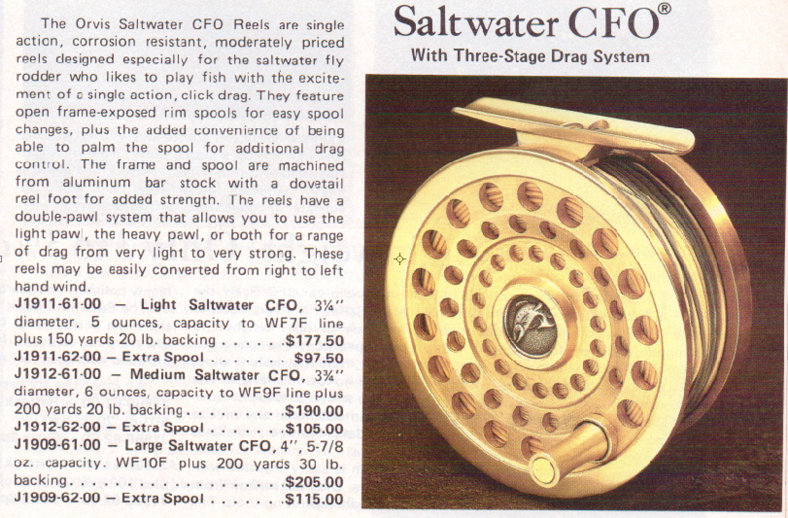 Orvis Saltwater CFO Fly Reel - Medium - Spinoza Rod Company