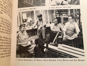 R.L. Winston Al Wilson's Bamboo Rod 8' 2/2 #5 - rod sections with guides and wraps